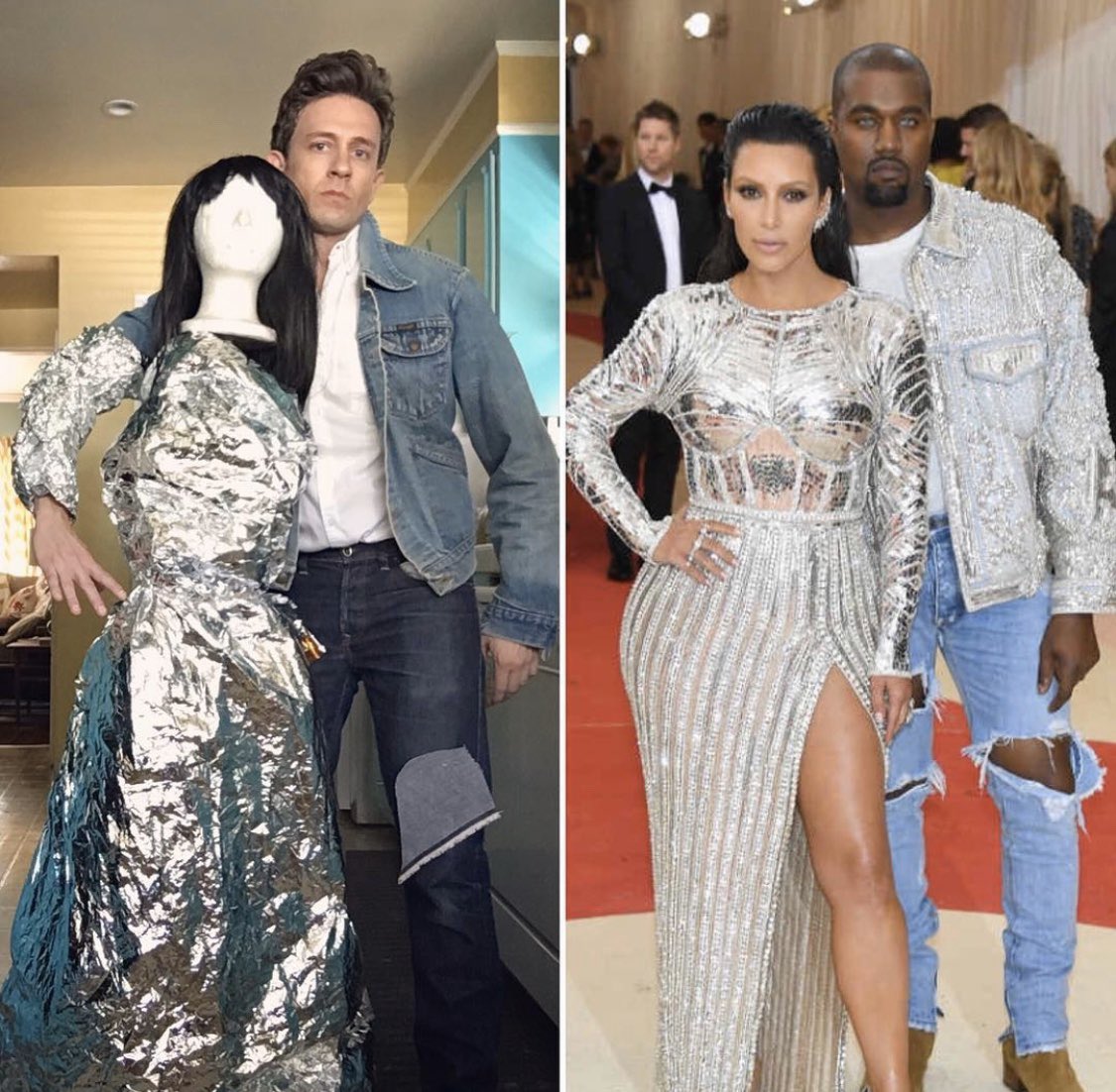 tomlenk's tweet image. Foiled again
#MetGalaChallenge @voguemagazine #LenkLewkForLess