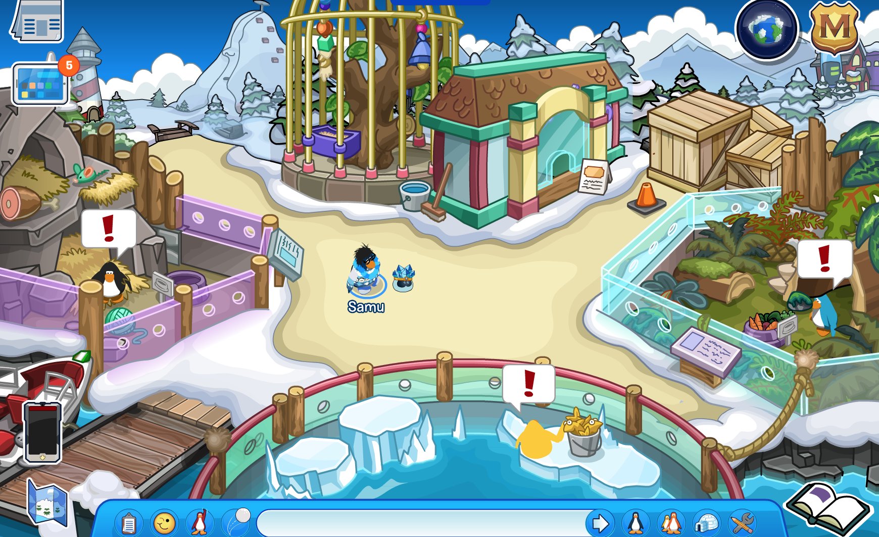 Soporte de Super Club Penguin on X: Isla 5 is Club Puffle. An universe  where the puffles are the dominant and the penguins are mascots. Puffle  Costumes are available in all rooms.