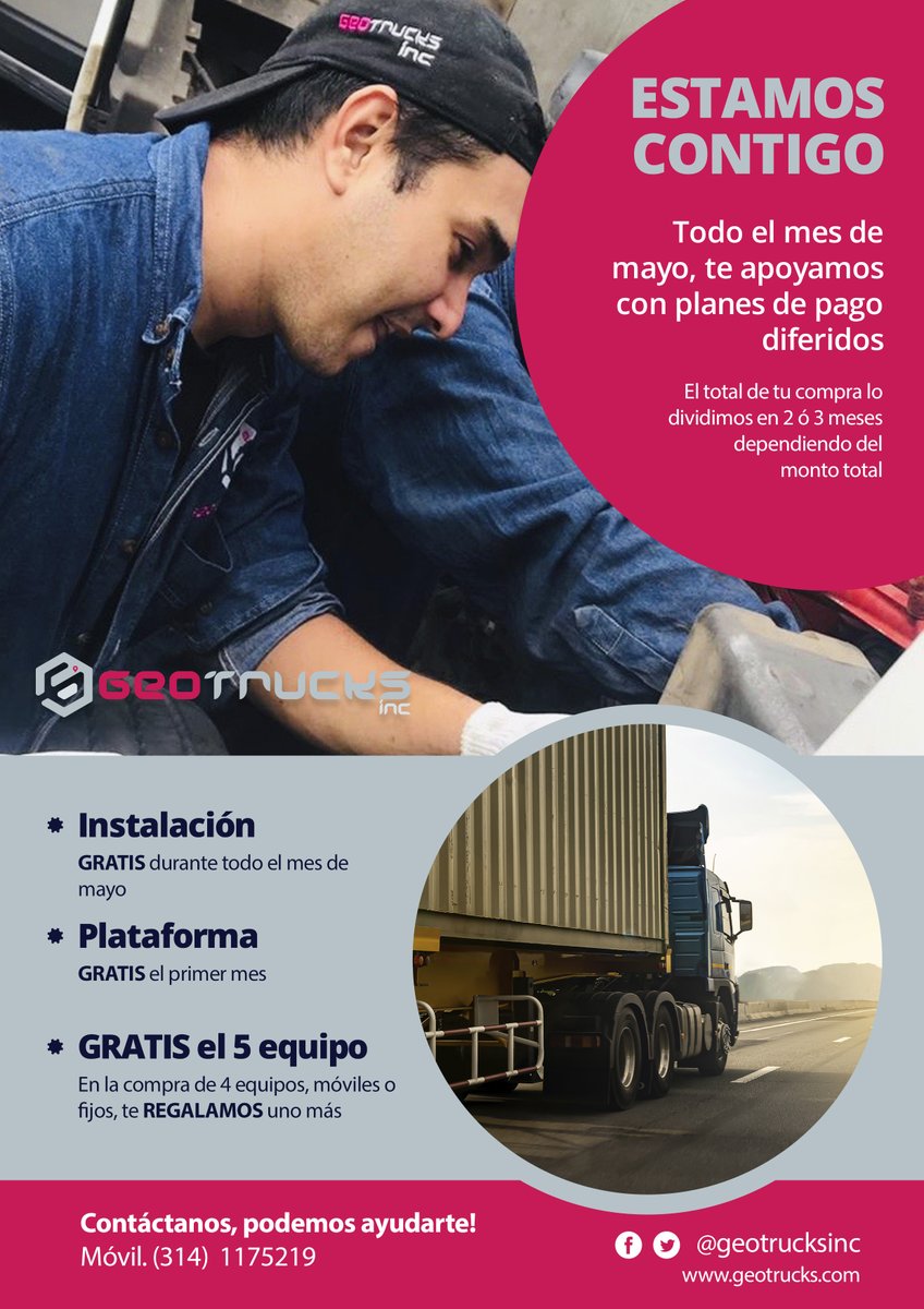 geotrucksinc's tweet photo. La diferencia está en el servicio y la atención que te damos! Un equipo #GPS lo vende cualquiera, aternderte como mereces solo GEOTRUCKS https://t.co/CEDLvIOBOu
#rastreosatelital https://t.co/jD1eQASoKm