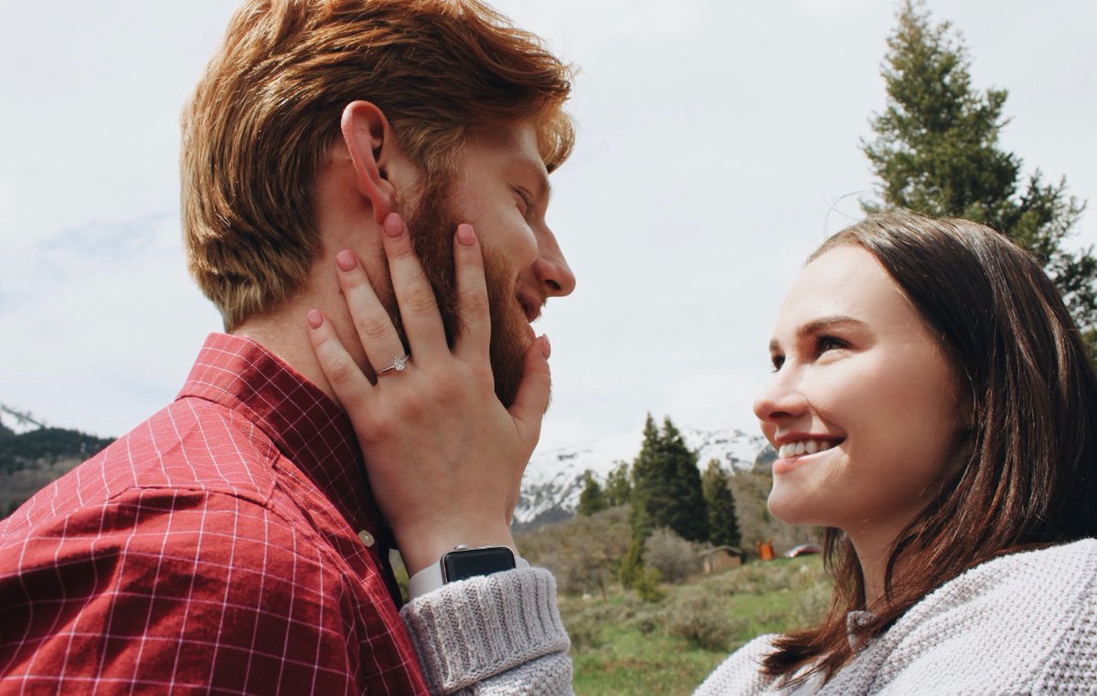 Kenzaycarter's tweet photo. Can you believe I get to marry this boy?? 🥺🥺 https://t.co/V36crO1ZnV