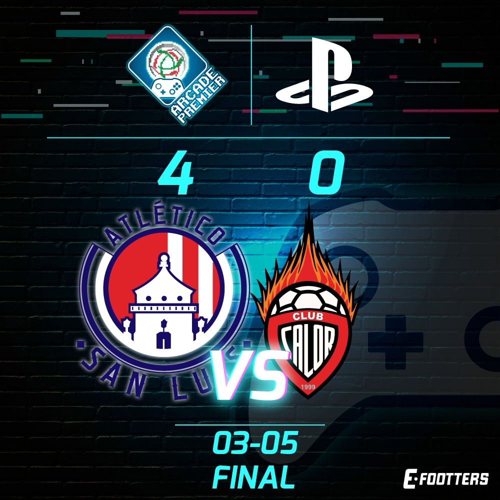 LigaPremier_FMF's tweet photo. ¡Se acabó! 🎮
@AtletideSanLuis derrotó 4-0 a @Clubcaloroficia en la Gran Final de #ArcadePremier
¡Gracias por ser parte de esta historia!
#QuédateEnCasa https://t.co/zJZEJ8ggeG