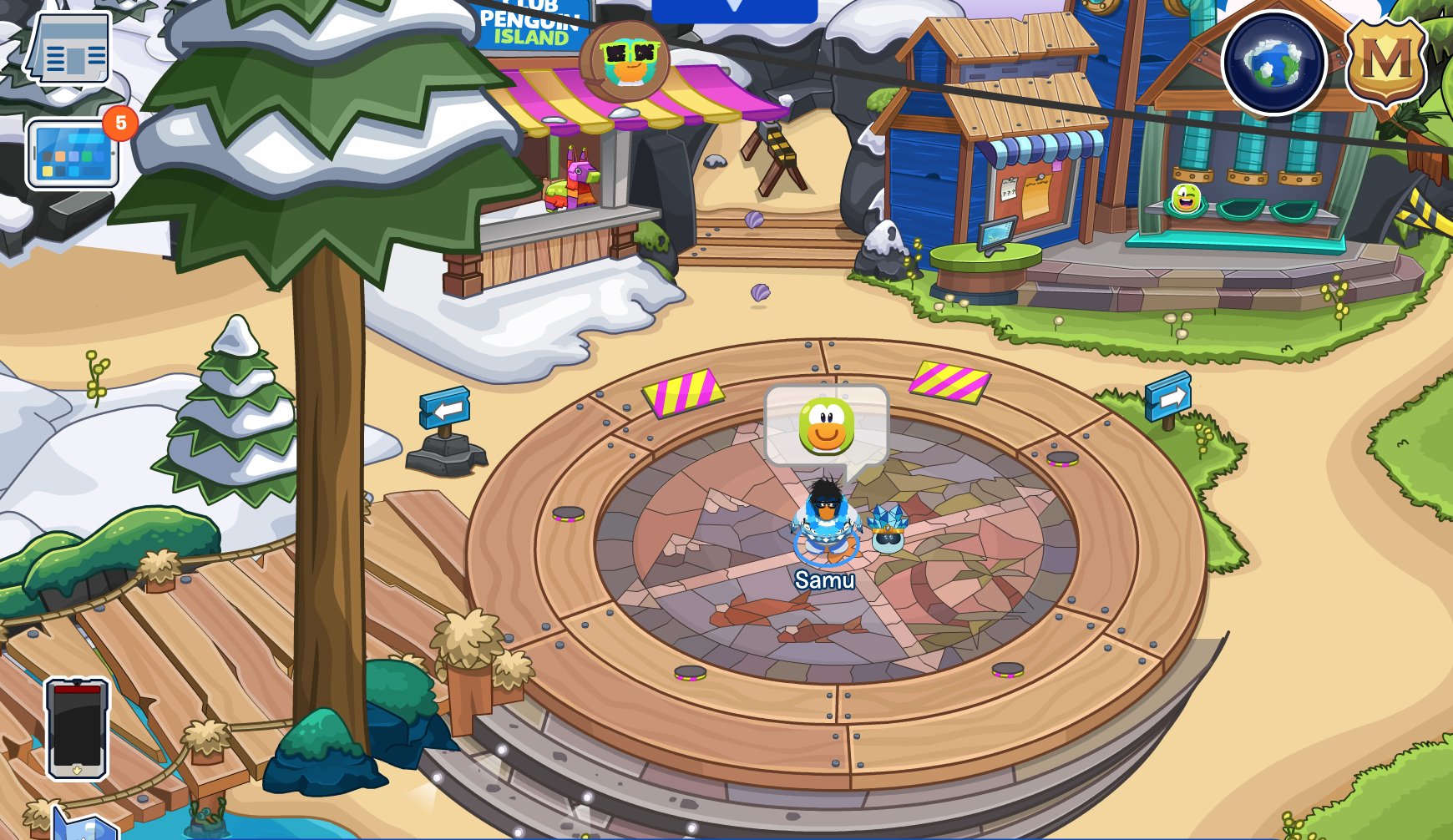 Soporte de Super Club Penguin on X: Isla 17 is Club Penguin Island.  Where your new adventures begin! Experience CPI in 2D yourself and explore  the island. On the boardwalk you can