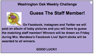 washingtonoakRI's tweet photo. It’s going to be a great week at Washington Oak!! #washingtonoak #challengeoftheweek #coventryri #digitallearning # https://t.co/QEa709cKgf