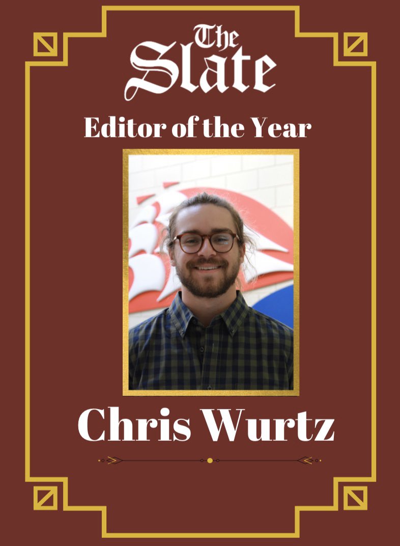 ShipUSlate's tweet photo. Congratulations to our 2019-2020 Slate Award recipients! We appreciate and thank you for all your hard work and dedication towards The Slate this past year. https://t.co/gEhHHueM6X