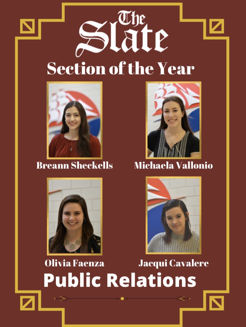 ShipUSlate's tweet photo. Congratulations to our 2019-2020 Slate Award recipients! We appreciate and thank you for all your hard work and dedication towards The Slate this past year. https://t.co/gEhHHueM6X
