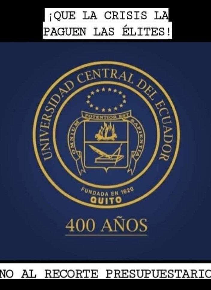 _mishe23's tweet photo. En la Universidad he aprendido, me estoy  formado y lo más importante me he vuelto una persona más empática, esto va por todos nosotros! #NoAlRecortePresupuestario 
#QuelaUnopaguelaCRISIS 
#UCE https://t.co/2SgYntLrBM