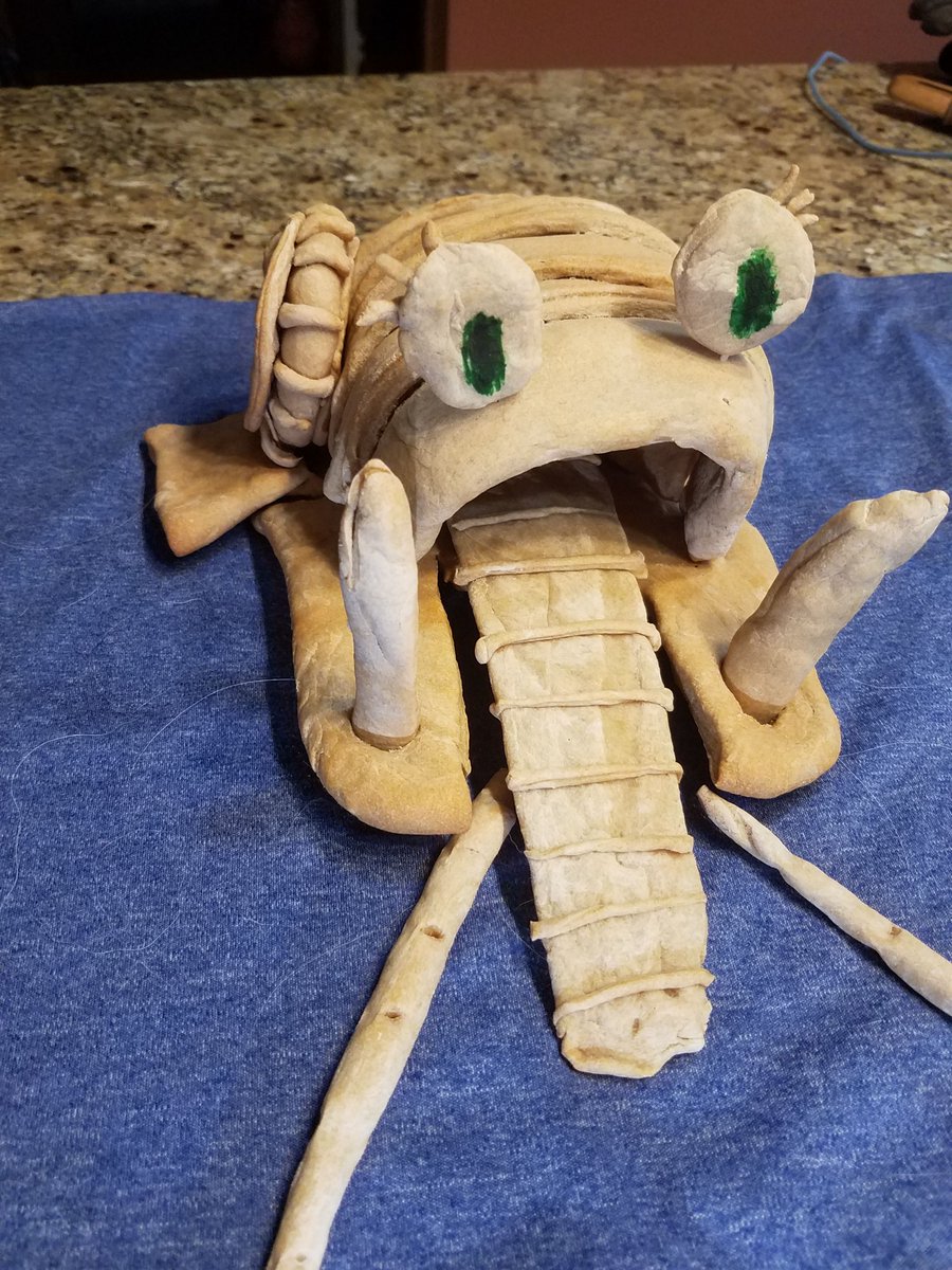 Drizzt173's tweet photo. We all need comfort at this time, so I made a likeness of out of my favorite comfort food, bread. @ProfTrashWheel
#OrderOfTheWheel https://t.co/hQsFZfetoD