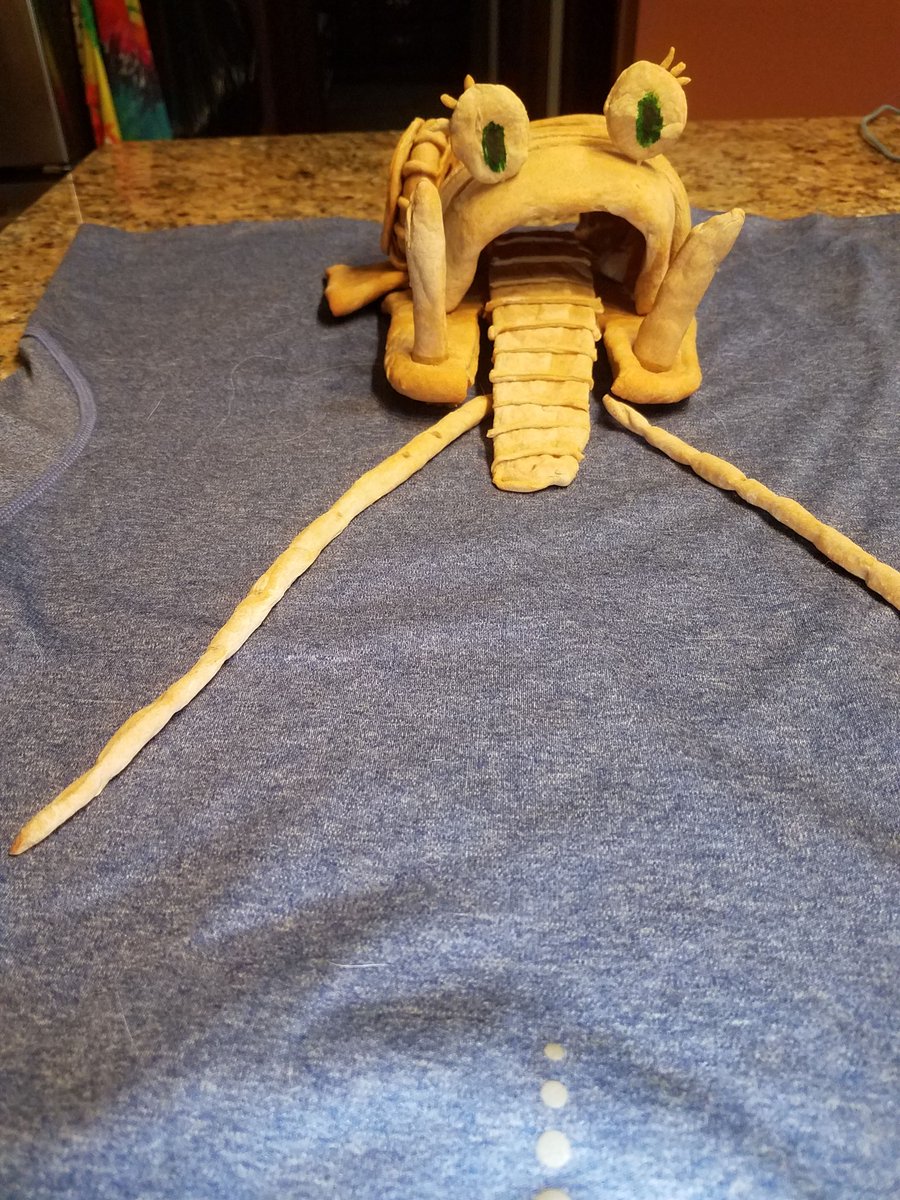 Drizzt173's tweet photo. We all need comfort at this time, so I made a likeness of out of my favorite comfort food, bread. @ProfTrashWheel
#OrderOfTheWheel https://t.co/hQsFZfetoD
