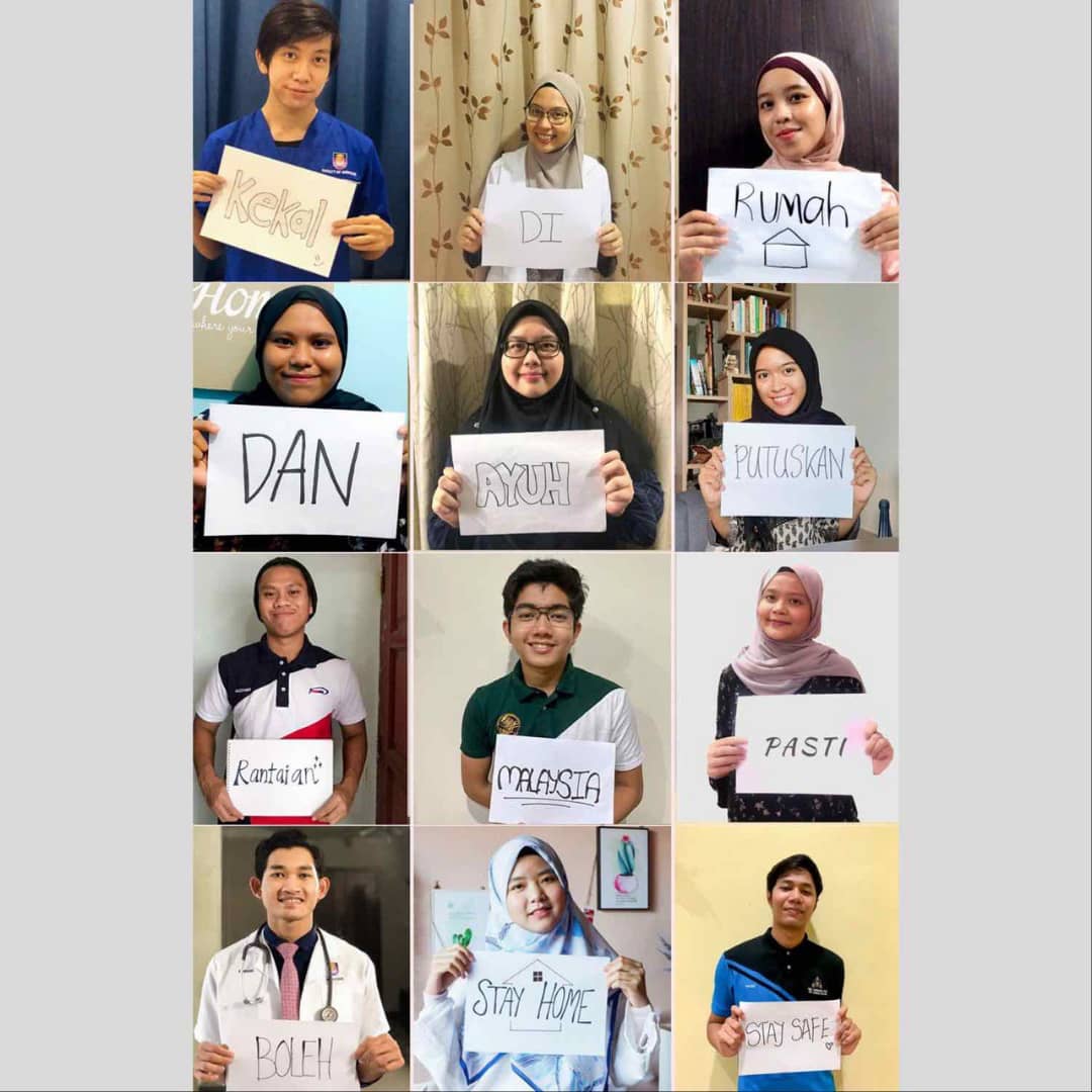hapuscovid19's tweet photo. We are in this together. Lets do our part by practising the new norm. Please please do:
✅Practice a good hand hygiene
✅Wear mask went going out
✅Practice cough etiquette
✅Social distancing
TOGETHER WE ARE STRONGER!

#stayhomestaysafe
#wecanwinthisfight
#uitmdihatiku
#usbcare https://t.co/ZmQXZK3IH3
