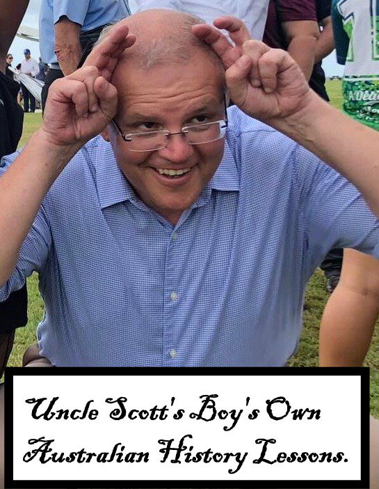 jl_therapy's tweet photo. @Valakay @MinhKular @annaliesevd @ScottMorrisonMP In 1854 Captain Cook accompanied by his faithful companion Chips Rafferty atop Simpsons donkey, rode Phar Lap from Ayers Rock along the perilous Kokoda track to the Eureka Stockade to warn the coal miners that inspectors from the GPO were coming to check their TV licences. https://t.co/TO9LCK7TUJ