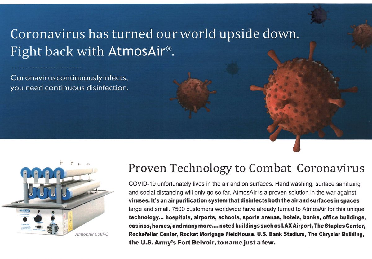 LMiDesigns's tweet photo. Tel: (212) 252-2152 
PURIFY YOUR AIR! 
Your Customers and Clients will Appreciate Disinfected Air. 
For more information on how we can easily &amp; affordably modify your existing HVAC system, please contact:

LMi DESIGNS (212) 252-2152  SALES@LMiDesigns.com https://t.co/Z1q8hJ8XVS