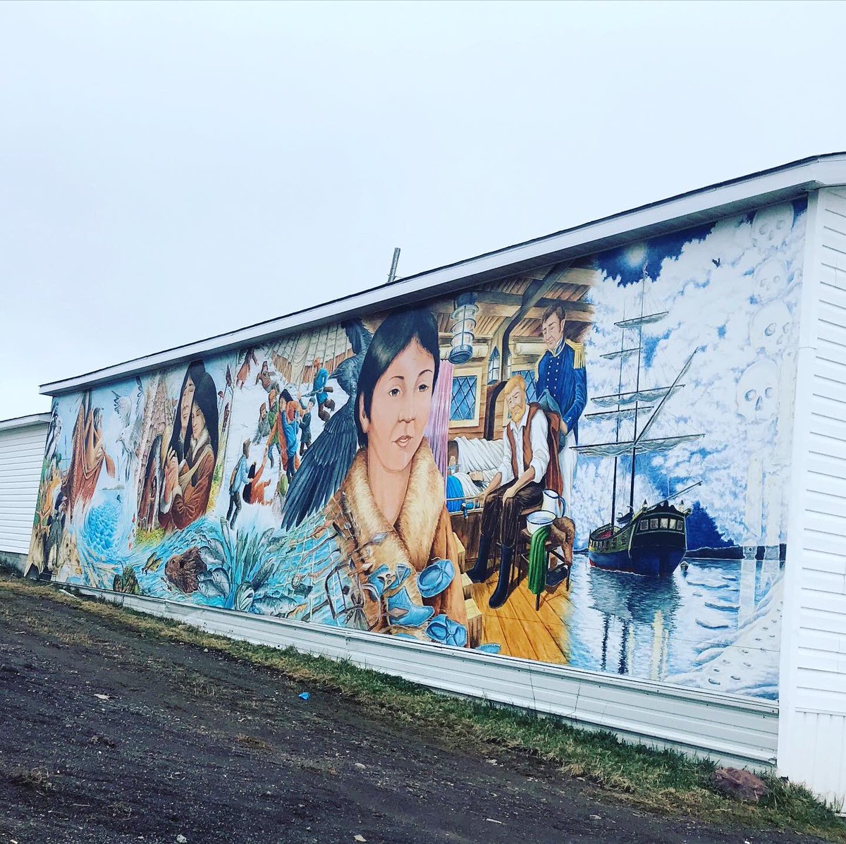 dtulk14's tweet image. Today’s covid adventure brought us to @BotwoodNL to go mural hunting! If you’re looking for a staycation this summer, I recommend it! #vacationathome