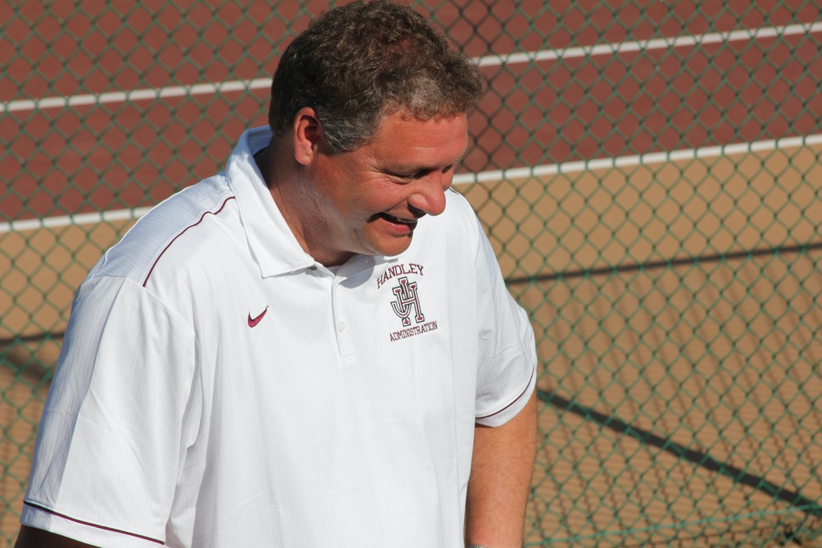 MWatts101's tweet photo. Thank you Mike Dufrene for all your support through the years, in and out of the classroom.  Our community definitely benefits from your continued leadership. Support Mr. Dufrene.  Share your story and pictures #keepDufrene @HandleyLC https://t.co/9uaU7Pej82
