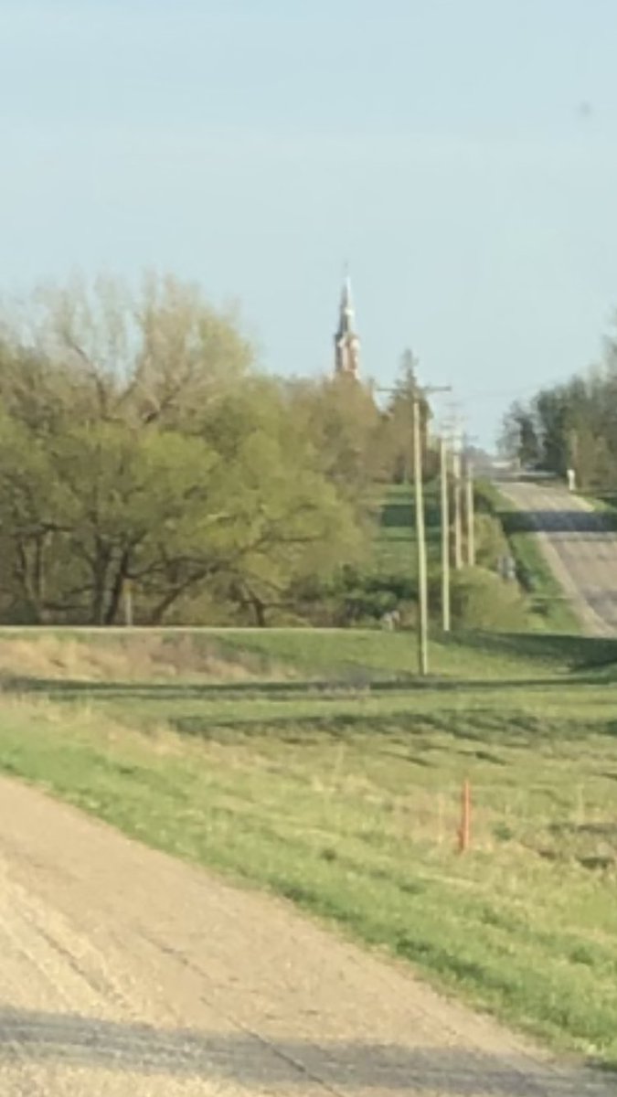 Sunday.. some 90’s Rock, planting Soybeans and a great pic of Louders Steeple