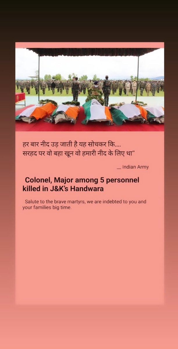 ErWasim6's tweet photo. #IndianArmy  #Handwara https://t.co/pqNTPlT4Me