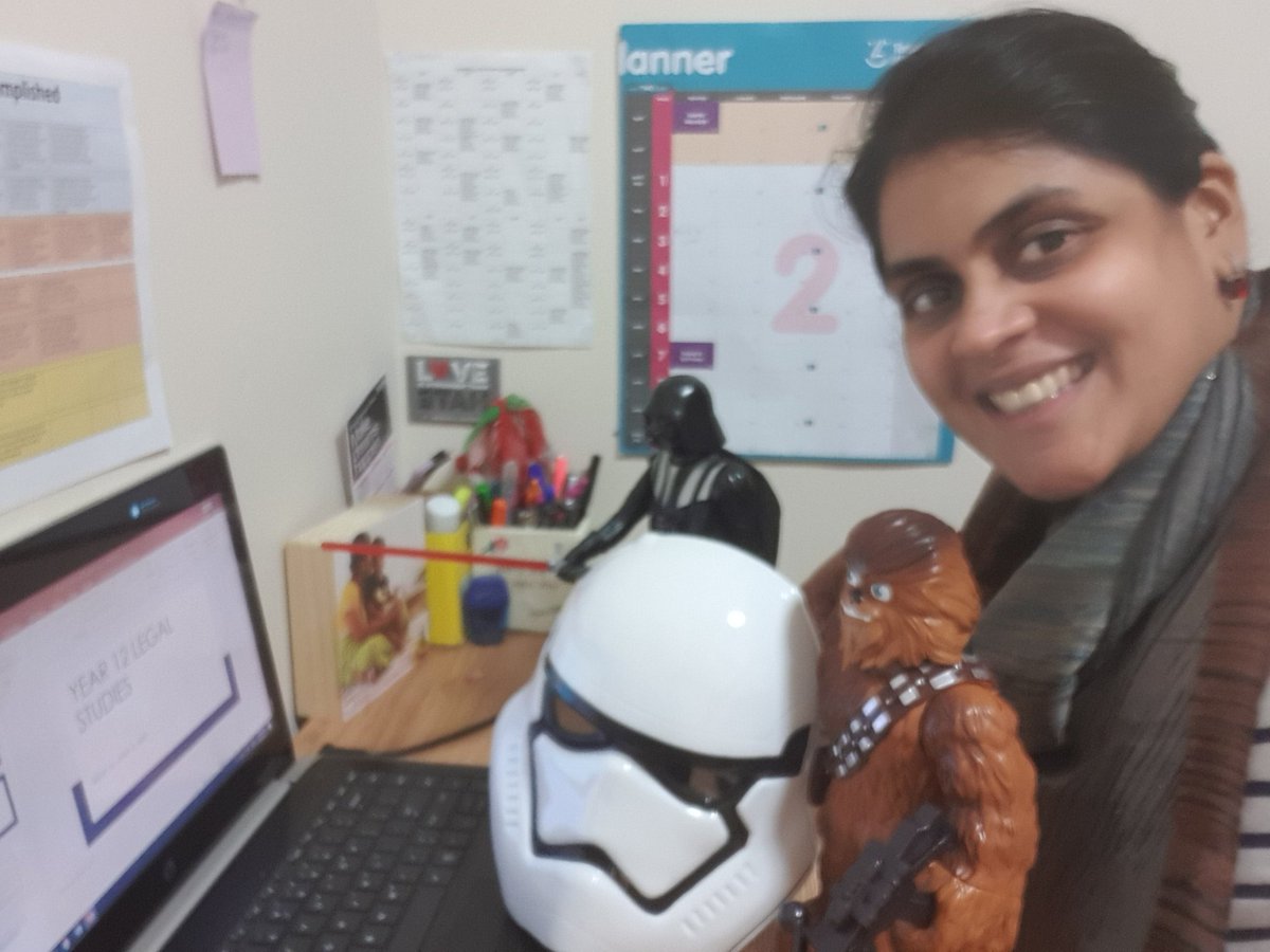 So far, the force has been strong within my Virtual Classrooms. My students in Period 1 enjoyed a very special appearance today. May the fourth be with you!!