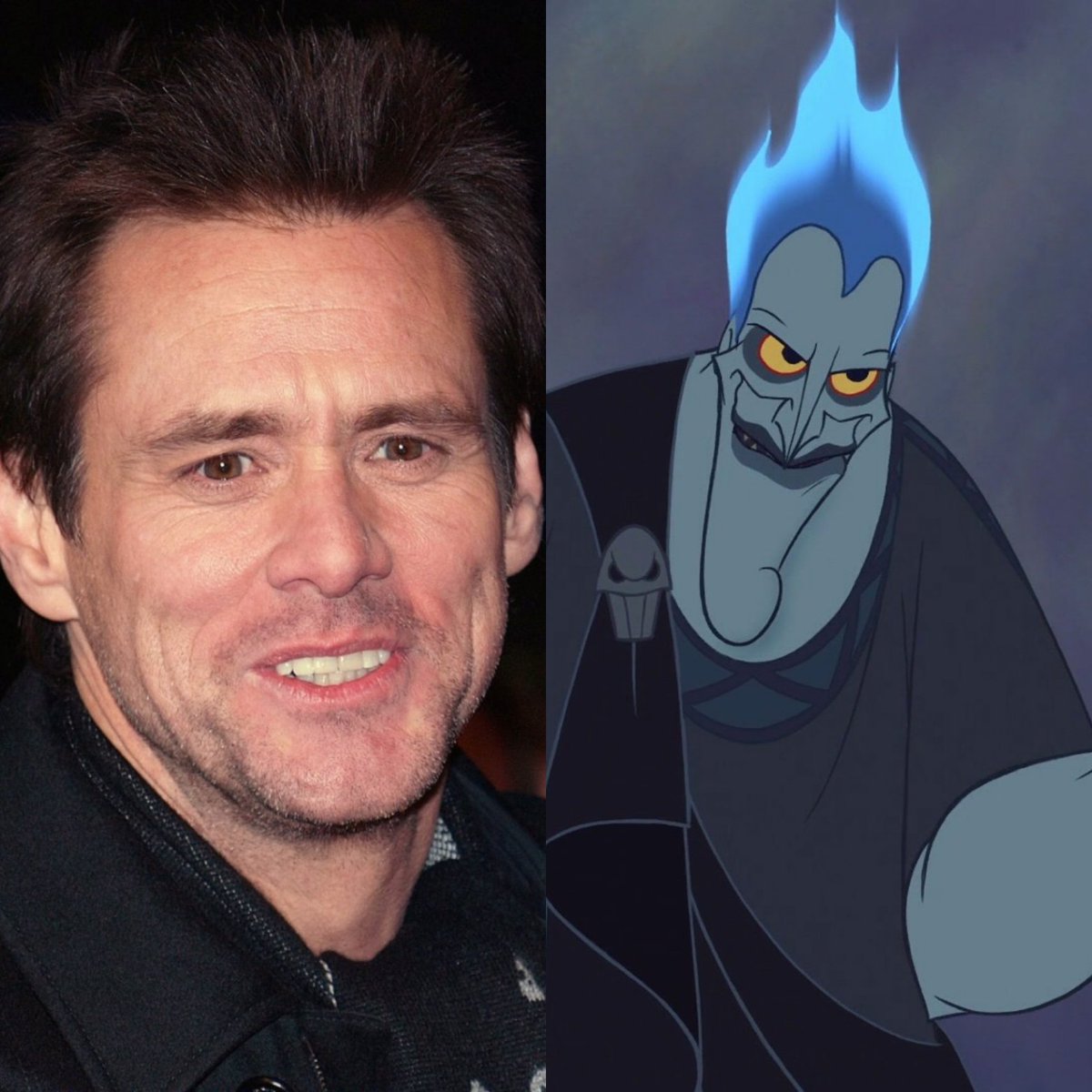 mummyj2009's tweet photo. Just gonna leave this here @disney @disneyplus @DisneyStudios #Herculesliveaction @JimCarrey #hades #casting #perfect #hastohappen #splitpersonality #hesperfectforthisrole https://t.co/joEBP4i65h