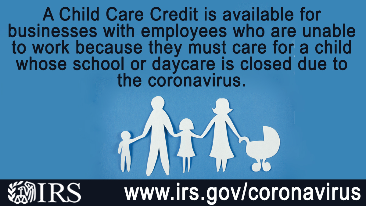 IRSnews's tweet image. The employer credit for paid family and medical leave has been extended until December 31, 2020 for #Smallbiz owners who provide paid family and medical leave to their employees. Learn more from #IRS: go.usa.gov/xVwTS