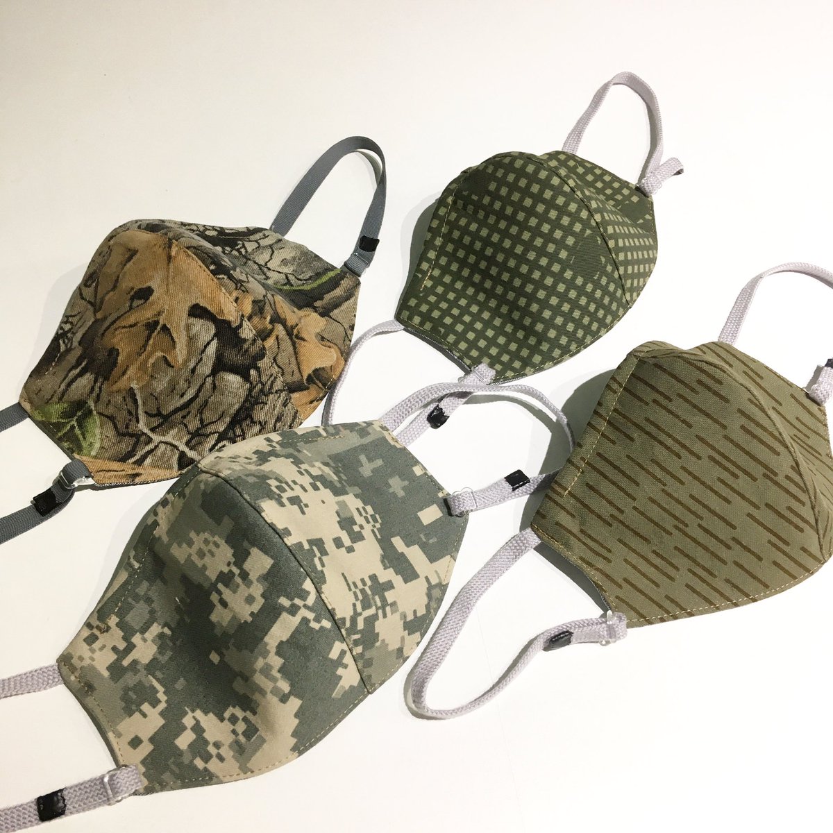 First Impressions Twitterren 現在 リアルツリーカモ 米軍実物m 65ピクセルカモ 米軍実物ナイトデザートカモ 東ドイツ軍レインドロップカモのマスク販売可能です Handmade Mask Camouflage 手作りマスク