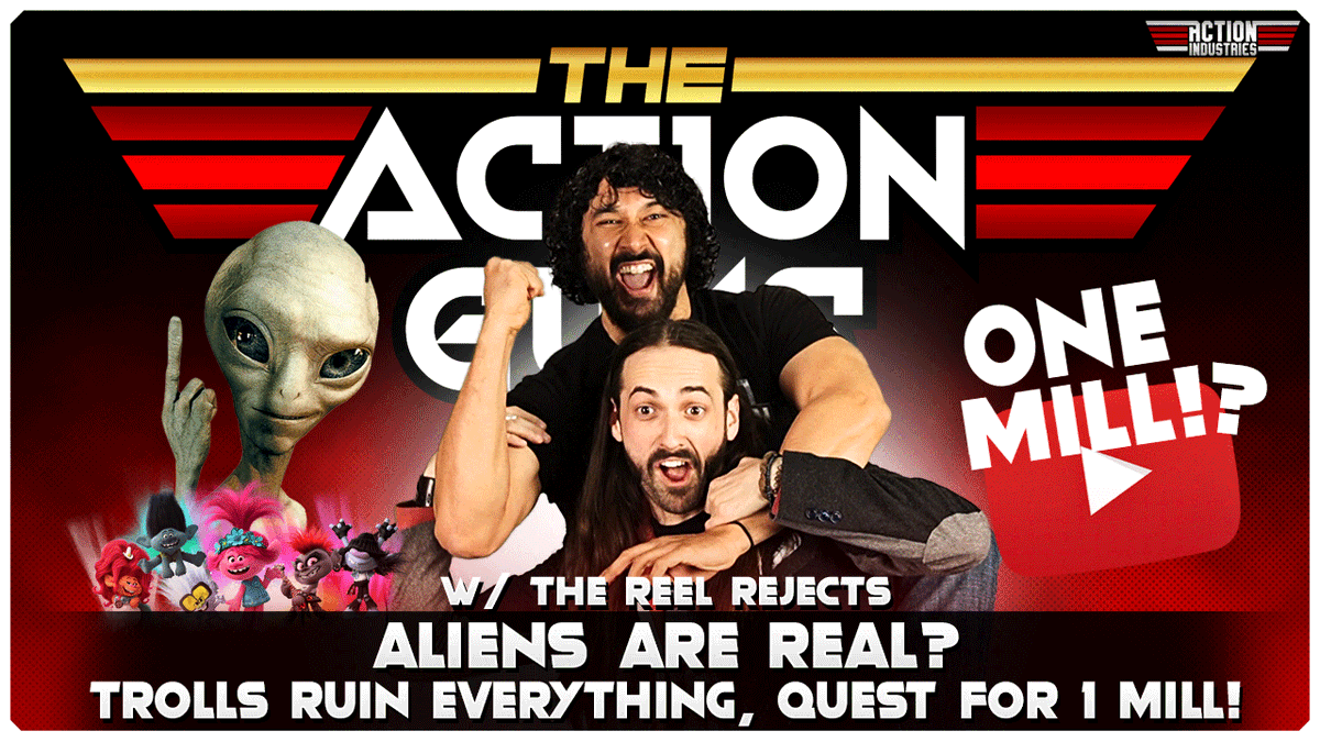 ReelRejects's tweet photo. We are LIVE right now on #TheActionGuys with @benbatemanmedia & @AndrewGhai!!
Join us for the insanity!!
https://t.co/XAPwaVkJg4 https://t.co/MCvJgGxm5E