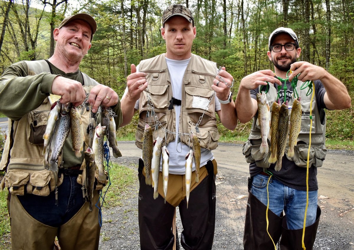 Successful day trout fishing today.  Good way to switch off for a few hours.