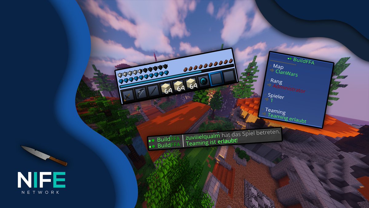 NifeNetworkDE's tweet image. SPOILER 🤩

Ein weiterer #Spielmodus ist fertiggestellt! 💥
Es handelt sich hierbei um #BuildFFA! 🥳

Wie gefallen euch die ersten Eindrücke und habt ihr bock heute den Spielmodus zu testen? 🤔
Lasst es uns wissen in den Kommentaren! ⬇️⬇️