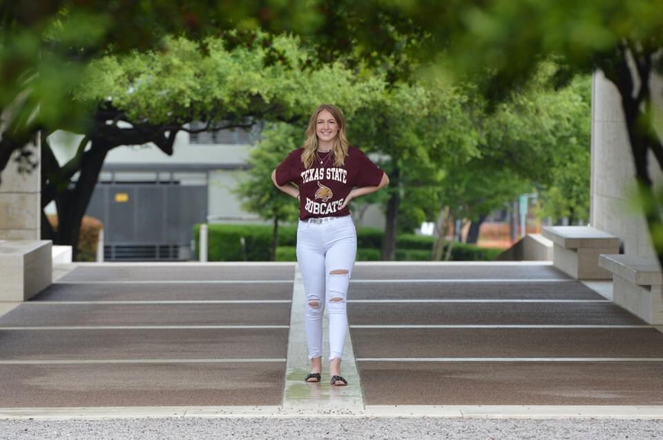 effertzbc's tweet photo. AnnaBrynn Effertz is going to Texas State to study Interior Design and Business!  @txst @TxStateBobcats @CHSSpartans @_annabrynn https://t.co/zgxw2HheMt