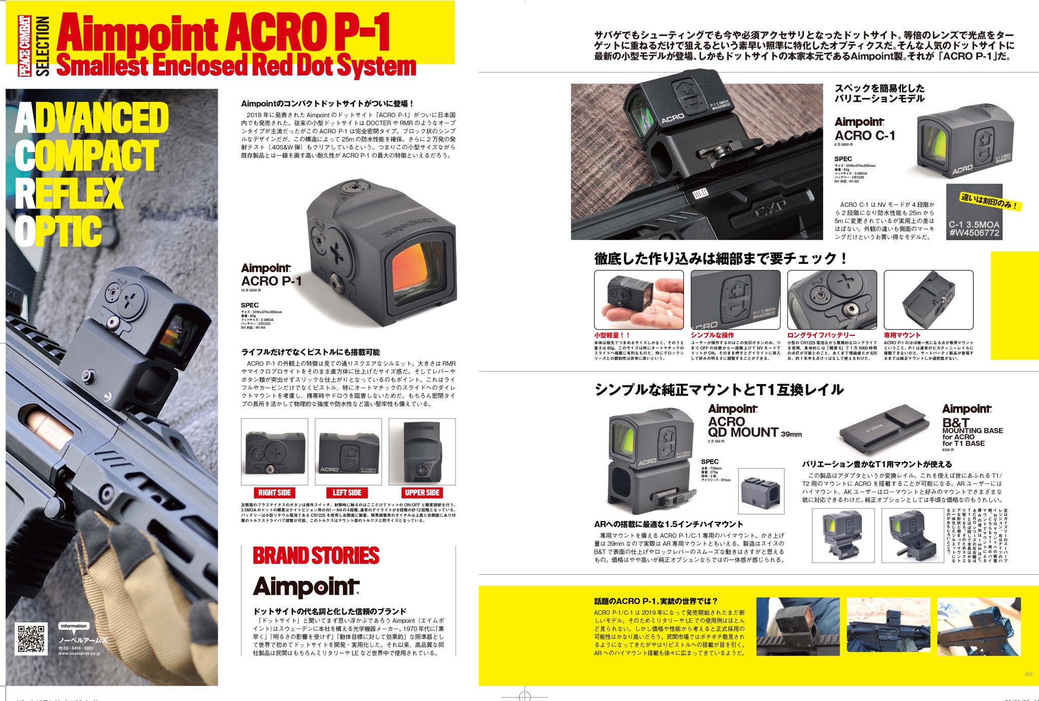 Peace Combat ノーベルアームズから発売されたaimpoint Acro を徹底解説 Peace Combat ノーベルアームズから発売されたaimpoint Acro を徹底解説
