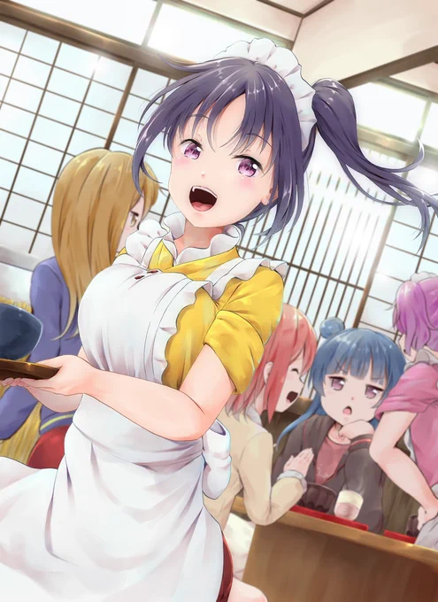 聖良さん #ラブライブ!サンシャイン!! #鹿角聖良 #鹿角理亞 #黒澤ルビィ #津島善子 #国木田花丸 https://t.co/Cj3dBUIFhK 
