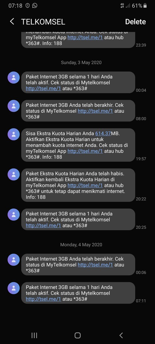 Paulus_Anthony's tweet photo. @Telkomsel beli jam 8 malam, jam 12 nya expired, tau arti hari 1 kah @Telkomsel ini? https://t.co/bmAxeNZ7UW