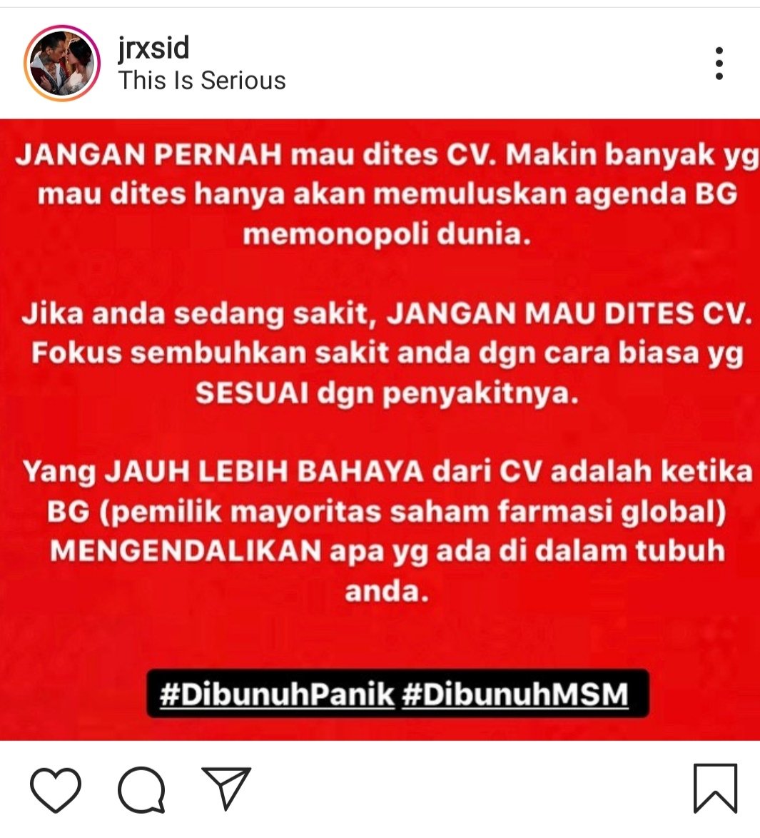 Jiemi Ardian on Twitter "Hoax kesehatan bikin penanganan penyakit