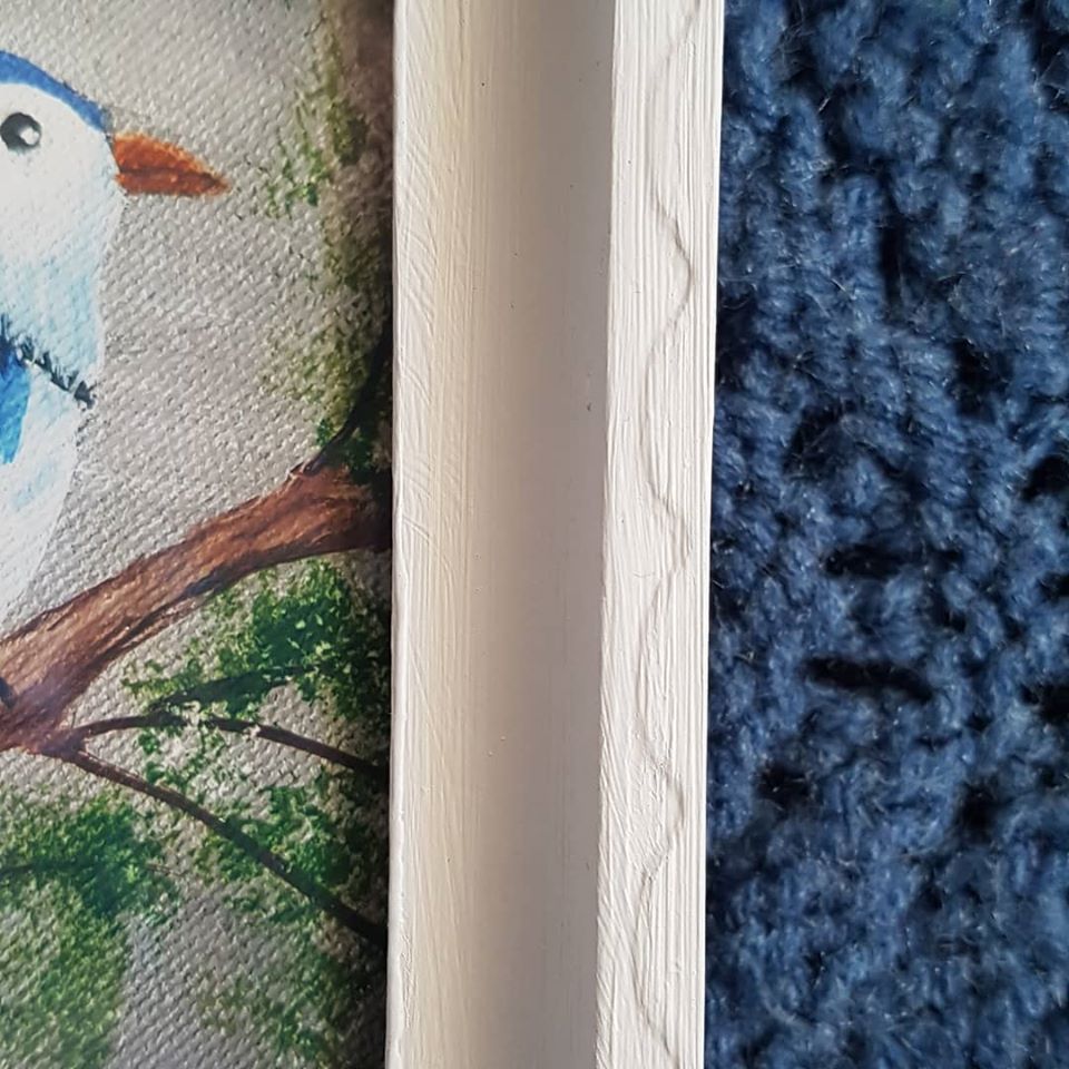 fivebluebuttons's tweet photo. Mothers Day sale!

Print of a blue jay painted by my mom.
Measures circa 4×6. Vintage wood frame.
$18 + shipping.
If you live in eastern PEI, I can deliver it to your doorstep for $5.00 ( but I will not come in).
Cash, cheque or e-transfer accepted.
#bluejay #shoplocal #birding https://t.co/M5qDvY5RiY