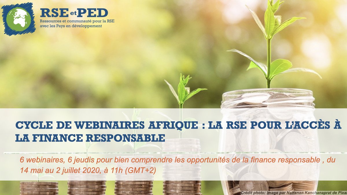 RSEetPED's tweet photo. Rencontrez des spécialistes et des acteurs de la finance responsable pour comprendre ses mécanismes et les opportunités de financement qu’elle amène aux entreprises ayant des démarches RSE. Inscrivez-vous 👉 https://t.co/AvmaewRHmj https://t.co/IfGhDjwHFi