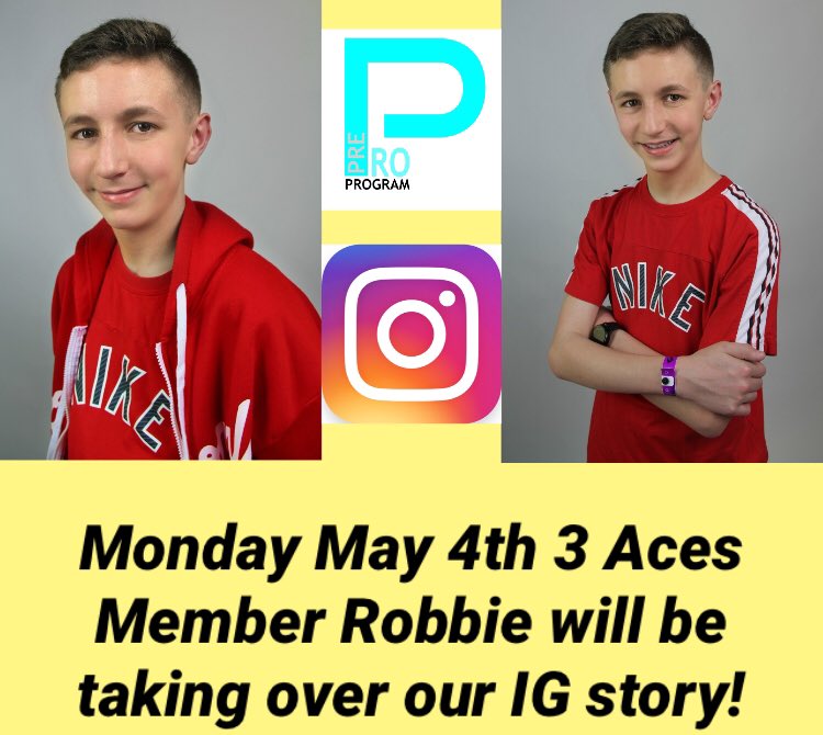 PrePROprogram's tweet image. Tomorrow! 3 Aces member Robbie will takeover our Instagram story! Make sure to keep checking our story throughout the day to see a day in their lives! #instagram #instagramtakeover #insta #ig #dance #dancelife #dancer #dancing #dancerlife #dancechallenge #dancevideos #lifestyle