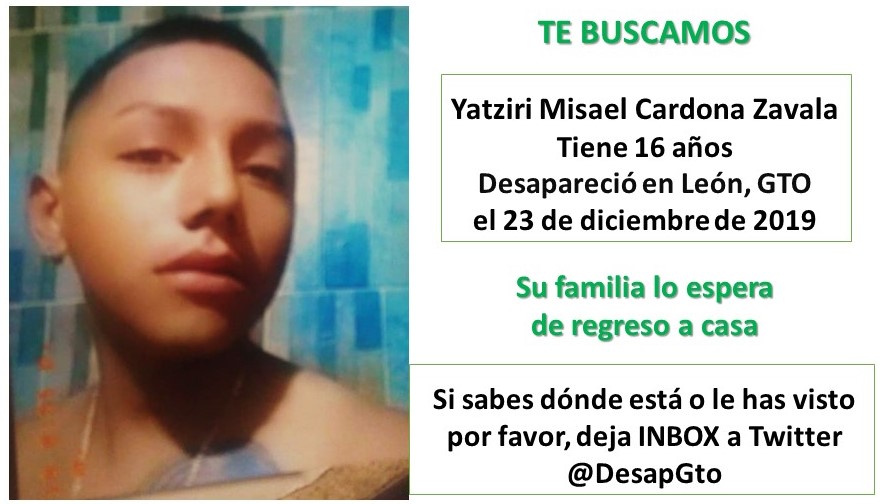 Desaparecidxs Guanajuato tweet media