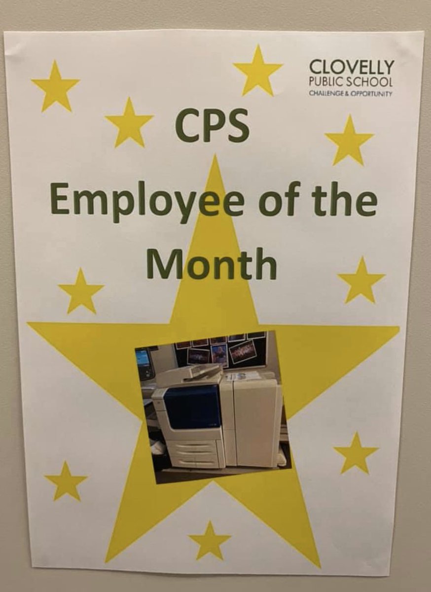 Home learning packs are ready to go home - thanks to CPS Employee of the Month. 🙌🏼