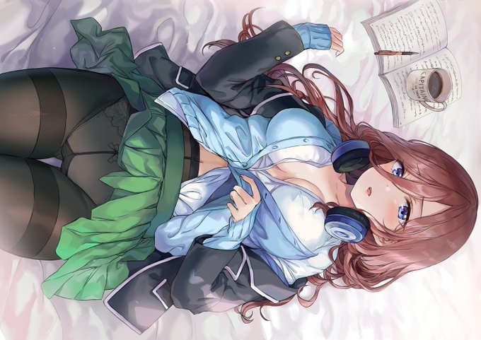 Black anime panties wanking