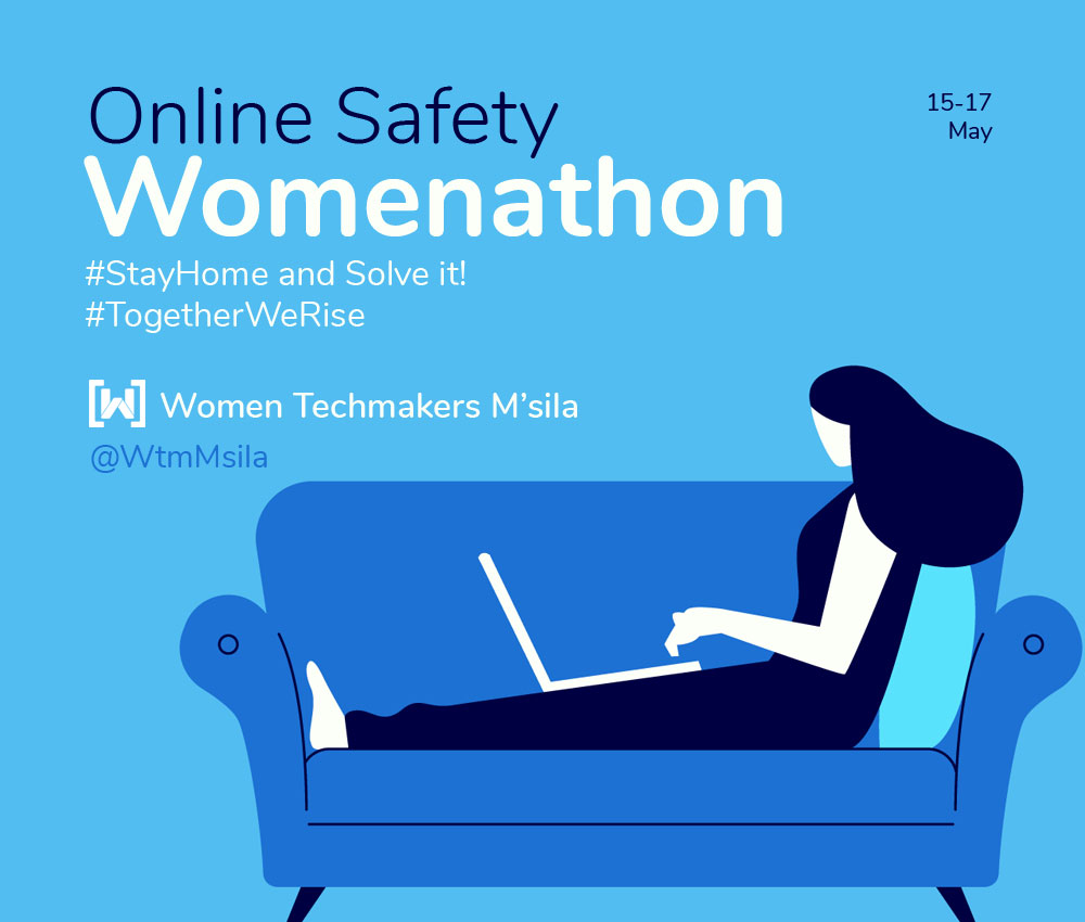 Salaam 😍🎉
In this year's IWD(2020), we would like to conduct a Women's Online Safety Hackathon, as an 
online extended version of the MENA regional one!
Register here: forms.gle/LEAtuaGtU7E1v3…
*This Hackathon is a women-only event
<a href="/womentechmakers/">Women Techmakers</a>
#TogetherWeRise #IWD2020 #Msila