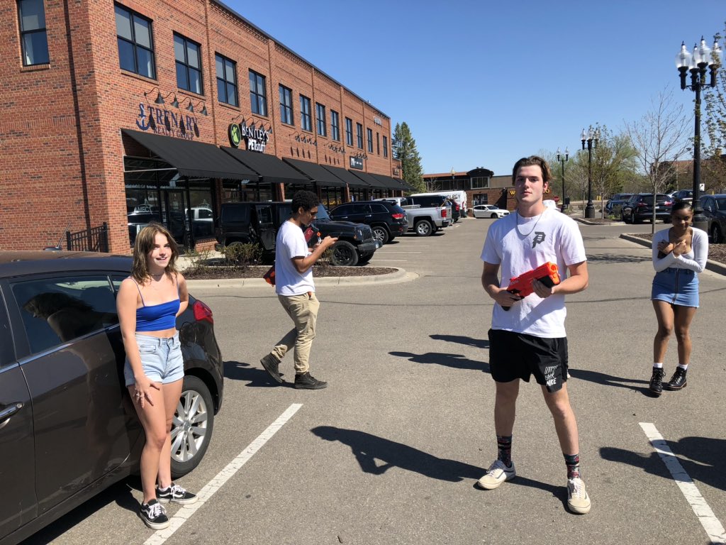 PapaFoss48's tweet photo. @TonkaAssassins  Nick Foss, Kai Haroldson, and Nick Thiede of No Dents countered planned ambush by Whitney Wright, Paige Stichter, and mikki of Nappy Dugout https://t.co/wUt2PJ9aaa