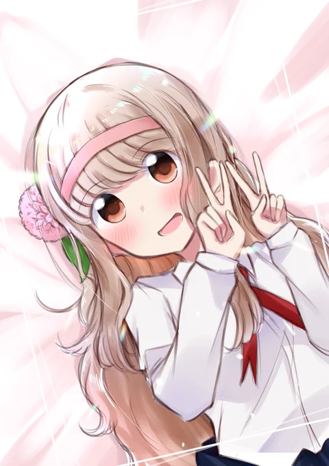 自分にスケブ描いてあげた 