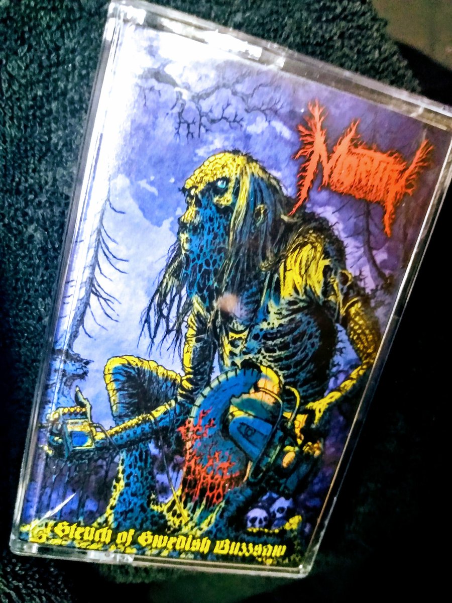 Crypticus's tweet photo. Got a shipment of mega-gross Death Metal tapes. #Mortify #CemeteryFilth #RippedToShreds https://t.co/SuqM3lp3iP