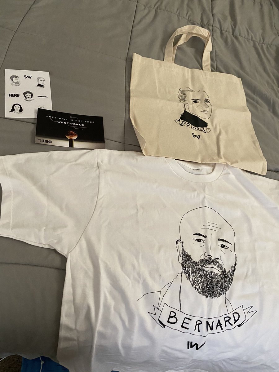Ramloading's tweet photo. It’s @WestworldHBO finale time!! Thank you guys for the awesome care package, I’m ready to be mind blown 🤯 #freewillisnotfree @evanrachelwood @jfreewright https://t.co/cxTvnGUpjD