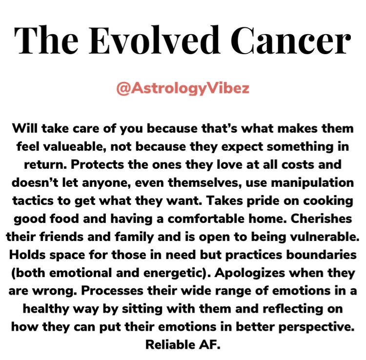 The signs in their most evolved/unevolved forms  #TwitterSeesitFirst Part 2 of 6 • Gemini & Cancer
