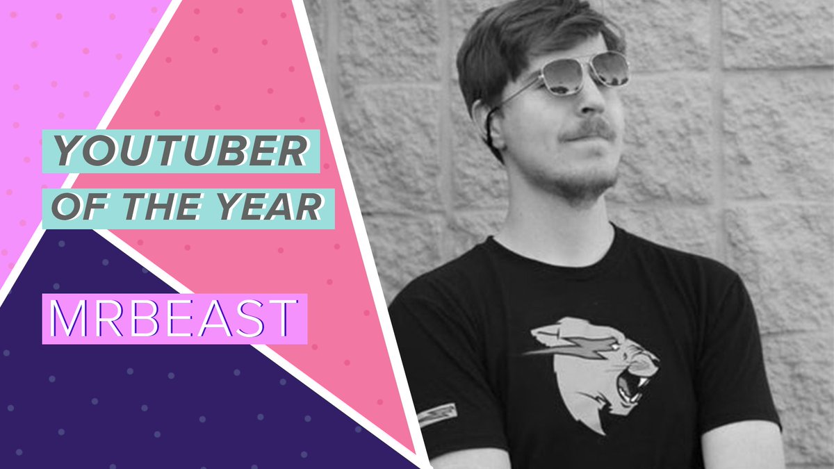 And, last but certainly not least the Shorty Award for YouTuber of the Year is 🥁@MrBeastYT! #shortyawards