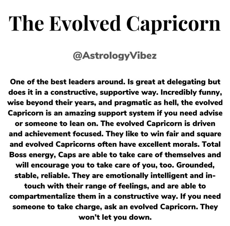 The signs in their most evolved/unevolved forms  #TwitterSeesitFirst Part 5 of 6 • Sagittarius & Capricorn