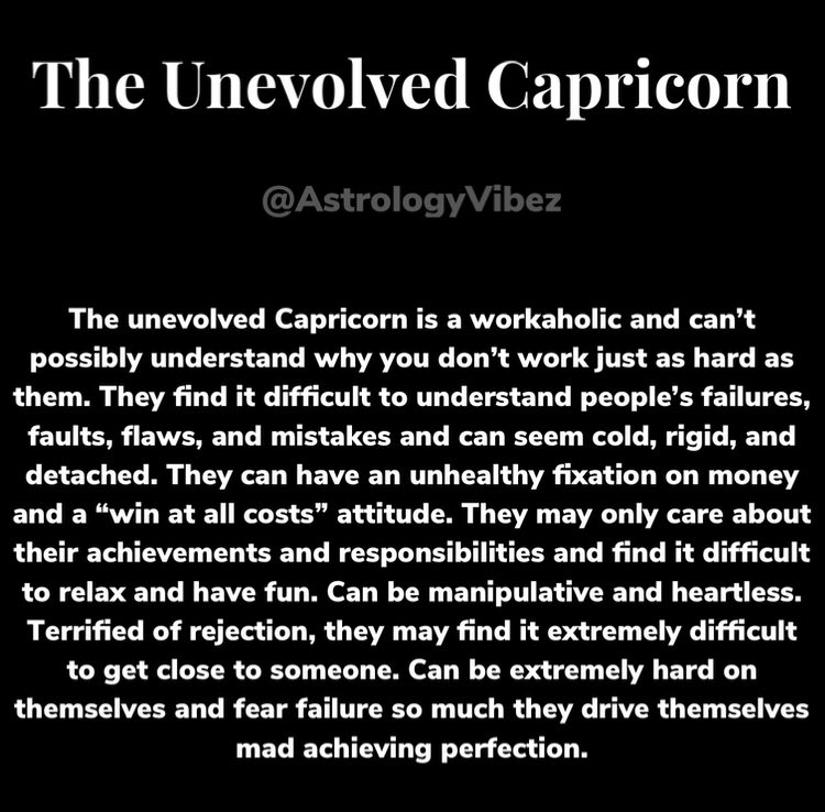 The signs in their most evolved/unevolved forms  #TwitterSeesitFirst Part 5 of 6 • Sagittarius & Capricorn