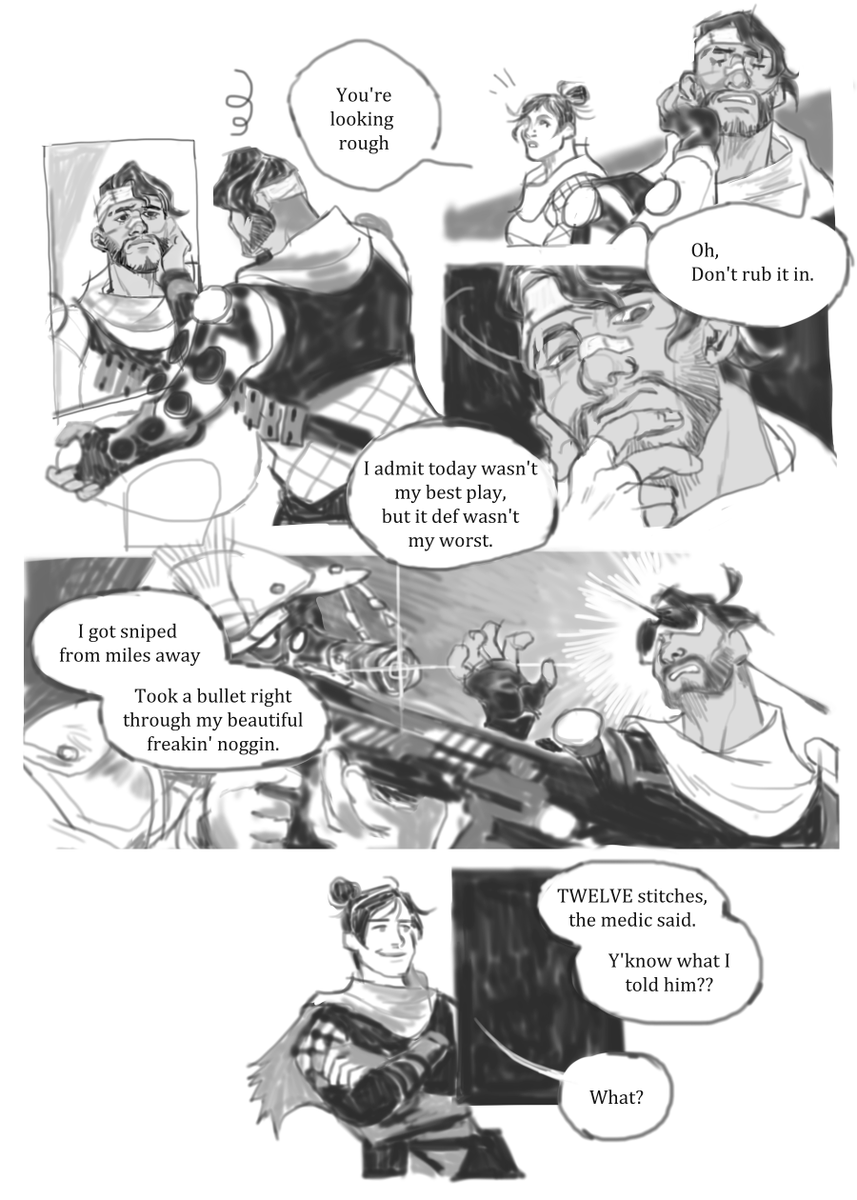 G Launching My First Abstract Apexlegends Comic About Bloodhound S Compassion