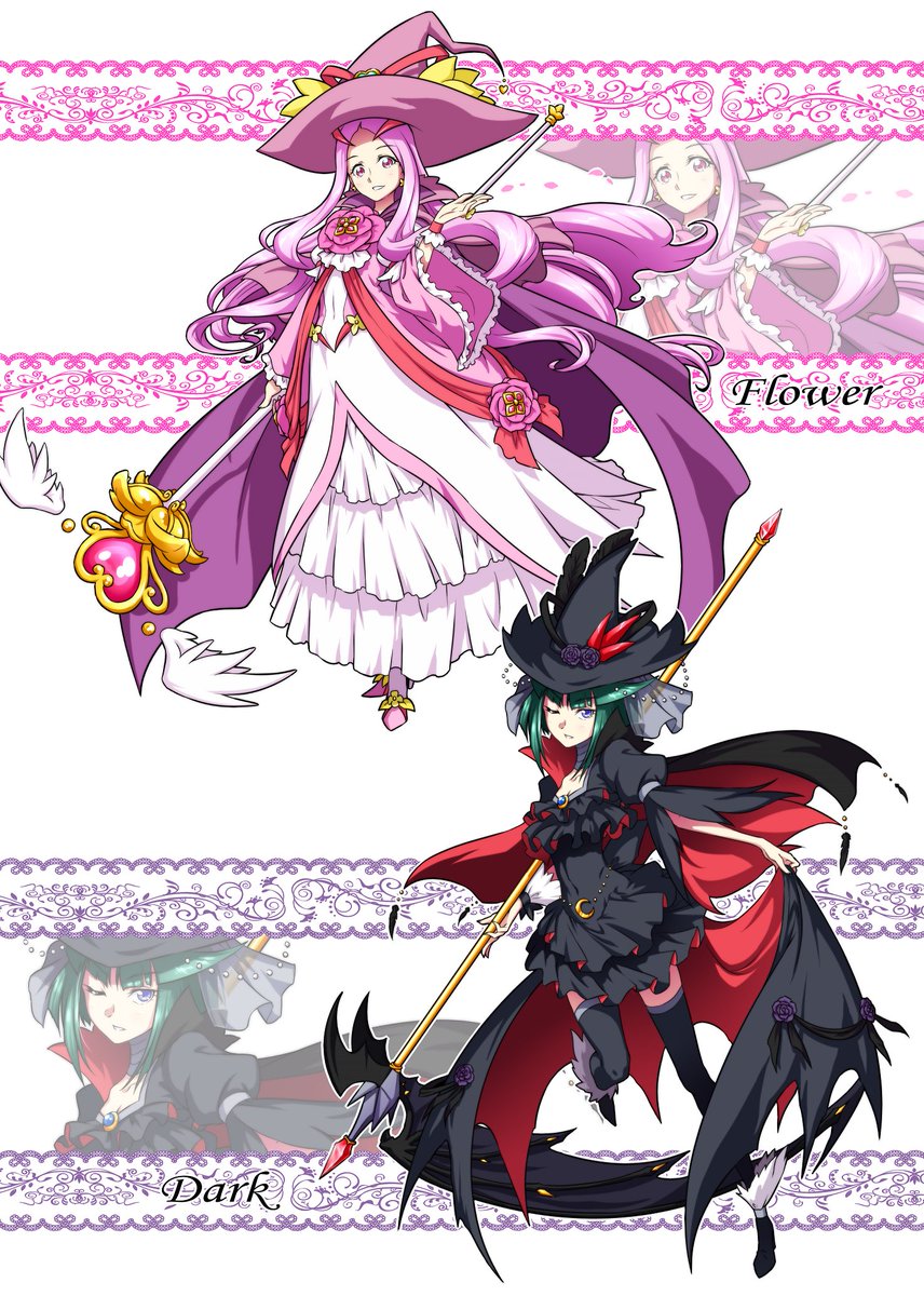 キュアムーンライト ,キュアサンシャイン ,明堂院いつき ,月影ゆり 「9~12 」|桝多またたび@単行本5巻4月5日発売！！！のイラスト