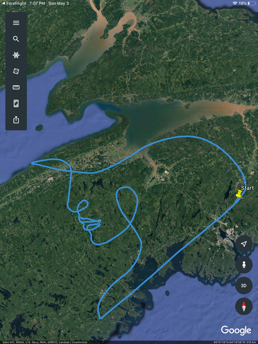 AlexandrasPizz2's tweet photo. Our founder, Dimitri, drew a representation of Const. Heidi Stevenson in the sky. Minds... officially...blown. He is also advocating for Prince Andrew High School to be renamed for Constable Stevenson. So... ummm... just wow. #NSstrong #rcmpns  #NovaScotia #heidistevenson https://t.co/3GSNgQJcjn