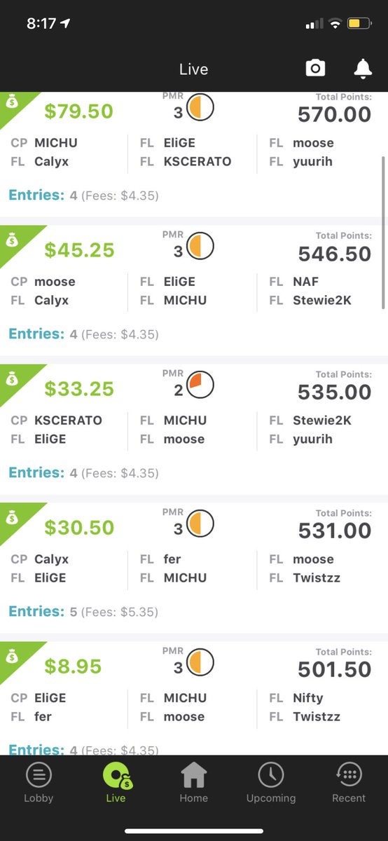 Insane performance from Envy on the late slate thanks for the assistance <a href="/awesemodfs/">Alex Baker</a> <a href="/DFITakeover/">DailyFantasyInsider</a> <a href="/dk__dfs/">DK</a>
